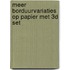 Meer borduurvariaties op papier met 3D set