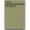 Familie weeknotitiekalender (16,5x23,5) door Onbekend