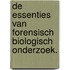 De essenties van forensisch biologisch onderzoek.