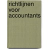 Richtlijnen voor accountants door B. Westra