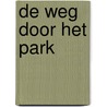 De weg door het park