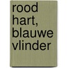 Rood hart, blauwe vlinder