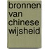 Bronnen van Chinese wijsheid