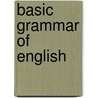 Basic grammar of English door J. Lammerse