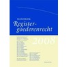 Handboek registergoederenrecht 2008 by W.D. En Verstappen
