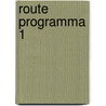 Route programma 1 by Unknown