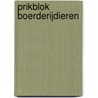 Prikblok boerderijdieren door Onbekend