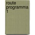 Route programma 1