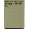 Hond met lange oren briefpapier pakket 3 ex.