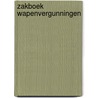 Zakboek wapenvergunningen door L.M. Wiegerinck