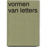 Vormen van Letters door T. Bazen