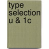 Type selection u & 1c by Batty