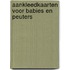 Aankleedkaarten voor babies en peuters