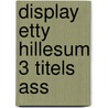 Display etty hillesum 3 titels ass by Hillesum