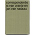 Correspondentie w.van oranje en jan van nassau