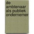 De ambtenaar als publiek ondernemer