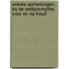 Enkele opmerkingen bij de oedipusmythe, voor en na Freud by H.G.C. Hillenaar