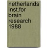 Netherlands inst.for brain research 1988 by Boer