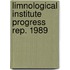 Limnological institute progress rep. 1989