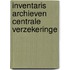 Inventaris archieven centrale verzekeringe