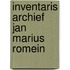 Inventaris archief jan marius romein
