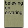 Beleving en ervaring by Beekman