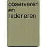 Observeren en redeneren by Kruyer