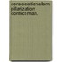 Consociationalism pillarization conflict-man.