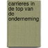 Carrieres in de top van de onderneming