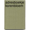 Adresboekje korenbloem by Marjolein Bastin