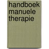 Handboek manuele therapie by Dvoriak