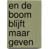 En de boom blijft maar geven door M. Schipper