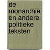 De monarchie en andere politieke teksten by Dante Alighieri