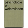 Psychologie en welbevinden door René F.W. Diekstra