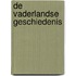 De vaderlandse geschiedenis