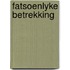 Fatsoenlyke betrekking