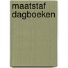 Maatstaf dagboeken by Unknown