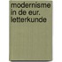 Modernisme in de eur. letterkunde