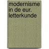 Modernisme in de eur. letterkunde door Fokkema