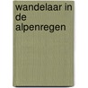 Wandelaar in de alpenregen door Boni