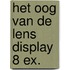 Het oog van de lens display 8 ex.