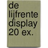 De lijfrente display 20 ex. by L. Pirandello