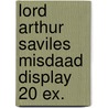 Lord Arthur Saviles misdaad display 20 ex. door O. Wilde