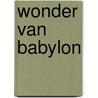 Wonder van babylon by Jose Maria Arguedas