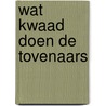 Wat kwaad doen de tovenaars by Gie Bogaert