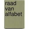 Raad van alfabet door Kusters