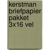 Kerstman briefpapier pakket 3x16 vel door Onbekend