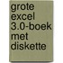 Grote excel 3.0-boek met diskette