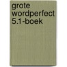 Grote wordperfect 5.1-boek door Hahner
