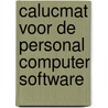 Calucmat voor de personal computer software door Onbekend